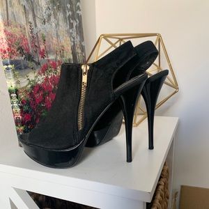 Black high heels